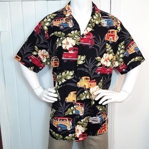 RJC Hawaiian Woodie Car Classic Retro Trucks Shirt
